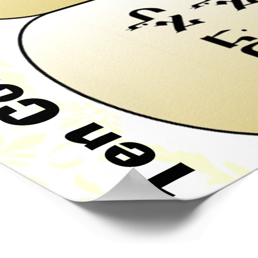 Affiche des dix commandements (Coin)