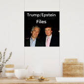 Affiche des dossiers Trump/Epstein (Cuisine)