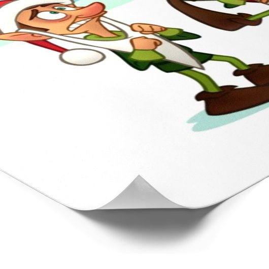 Affiche des elfes mécontents (Coin)