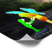 AFFICHE DES FAIRES DANS LA FORÊT (Coin)