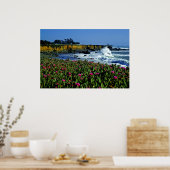 Affiche des fleurs de la côte de Californie (Cuisine)