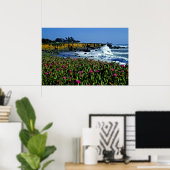 Affiche des fleurs de la côte de Californie (Bureau à domicile)