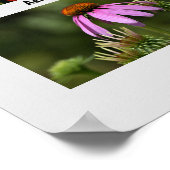 Affiche des fleurs de macro (Coin)