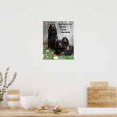 Affiche des générations Gordon Setter (Cuisine)