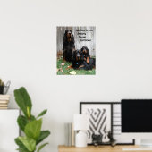 Affiche des générations Gordon Setter (Bureau à domicile)