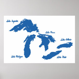 Affiche des Grands Lacs