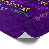 affiche des grands noms de Dieu (Coin)