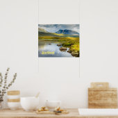Affiche des Highlands écossais en Écosse. (Cuisine)