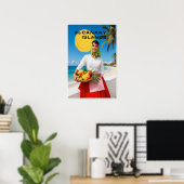 Affiche des îles Canaries  (Bureau à domicile)