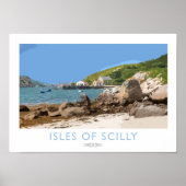 Affiche des îles de Scilly Railway (Devant)