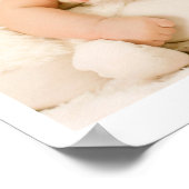 Affiche des jumelles bébés anges mignons (Coin)