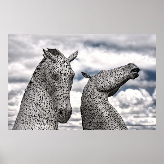 affiche des kelpies de l'écosse (Devant)