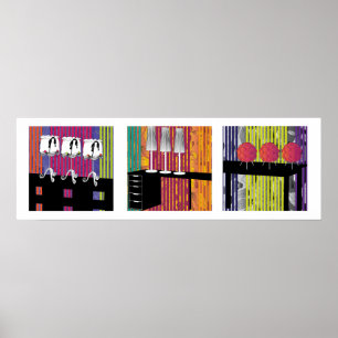 Affiche des lampes trois d'Ikea