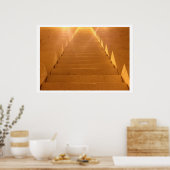 Affiche des marches éclairées par le soleil (Cuisine)