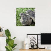 Affiche des marmottes (Bureau à domicile)