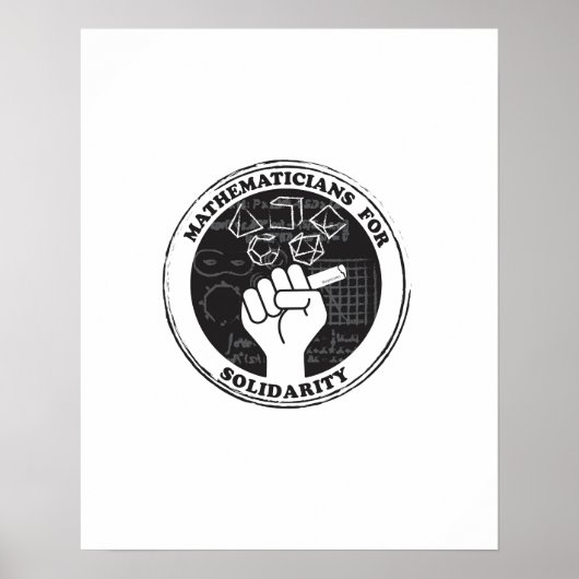 Affiche des mathématiciens pour la solidarité (Devant)