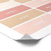 Affiche des mois neutres de l'année en classe (Coin)