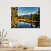 Affiche des montagnes rocheuses (Cuisine)