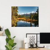 Affiche des montagnes rocheuses (Bureau à domicile)