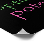 Affiche des mots inspirés de la chiropratique (Coin)