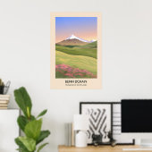 Affiche des Munros Beinn Dorain d'Écosse (Bureau à domicile)