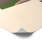 Affiche des Munros d'An Teallach en Écosse (Coin)