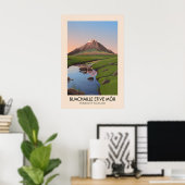 Affiche des Munros du Buachaille Etive Mor d'Écoss (Bureau à domicile)