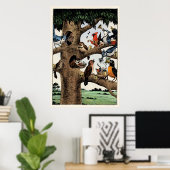 Affiche des oiseaux chanteurs (Bureau à domicile)