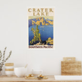 Affiche des parcs nationaux d'art de Crater Lake S (Cuisine)