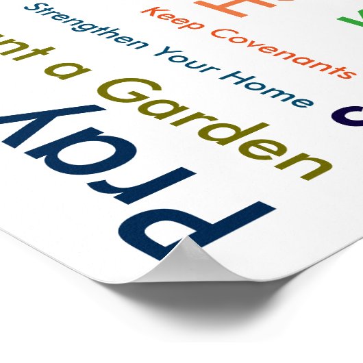 Affiche Des Paroles Des Prophètes (Coin)