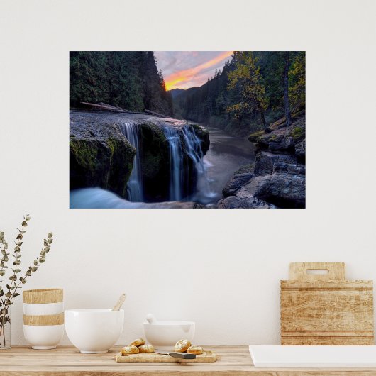 Affiche des petites chutes d'eau (Cuisine)