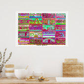 affiche des plaques d'immatriculation vintages (Cuisine)