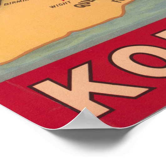 Affiche des ports Angleterre-Pays-Bas (Coin)