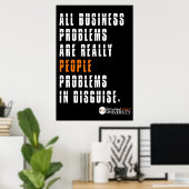 Affiche des problèmes commerciaux de l'UCR (Bureau à domicile)