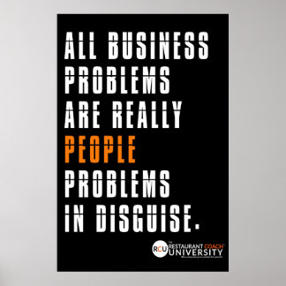 Affiche des problèmes commerciaux de l'UCR