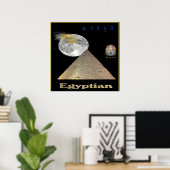 Affiche des pyramides égyptiennes (Bureau à domicile)