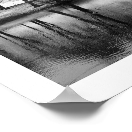 Affiche des Réflexions d'hiver (Cheshire, Angleter (Coin)