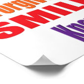 Affiche des règles de la famille de couleurs (Coin)