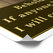 Affiche des révélations 3:20 (Coin)