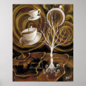 Affiche des rêves de café (Devant)