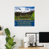Affiche des Romains 8:28 (Bureau à domicile)