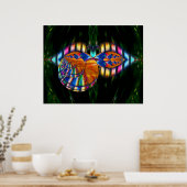 Affiche des roulettes de couleur (Cuisine)