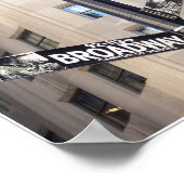 Affiche des signes de Broadway (Coin)