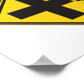 Affiche des signes de la voie de passage à niveau (Coin)