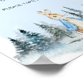 Affiche des signes de l'arc des lapins d'hiver (Coin)