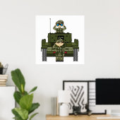 Affiche des soldats de l'armée britannique (Bureau à domicile)