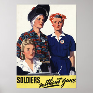 Affiche des soldats sans armes