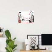 Affiche des sorcières d'Halloween (Bureau à domicile)