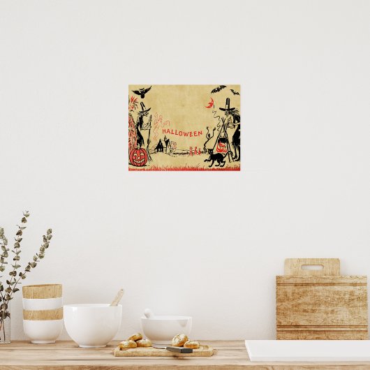 Affiche des sorcières d'Halloween (Cuisine)
