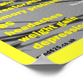 affiche des symptômes de fibromyalgie (Coin)